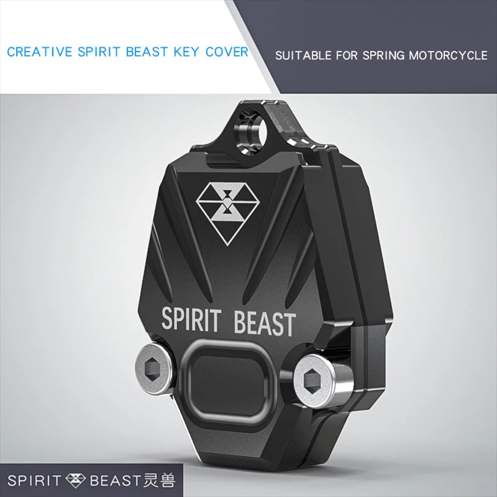Black SPIRIT BEAST чехол для ключей от мотоцикла чехол аксессуары Мотоцикл Мотокросс Универсальный T6 алюминиевый сплав - Цвет: Black