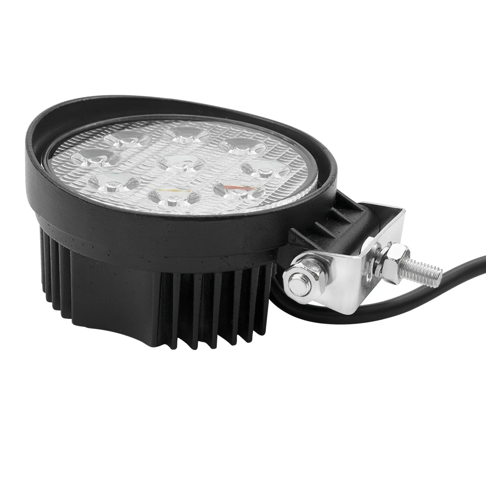 27 Вт рабочая лампа 3 Точечный светильник круглый внедорожный светодиодный бар