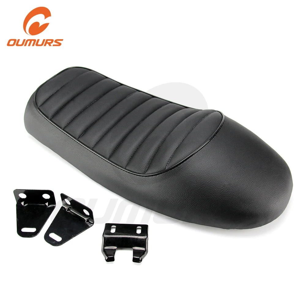 Сиденье для мотоцикла OUMURS винтажное сиденье Honda CB CL Suzuki GS Yamaha XJ универсальный