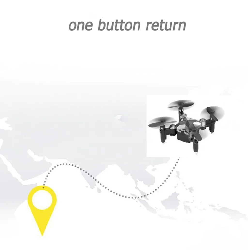 Складной мини-Дрон беспилотный летательный аппарат карманный Дрон четырехосный