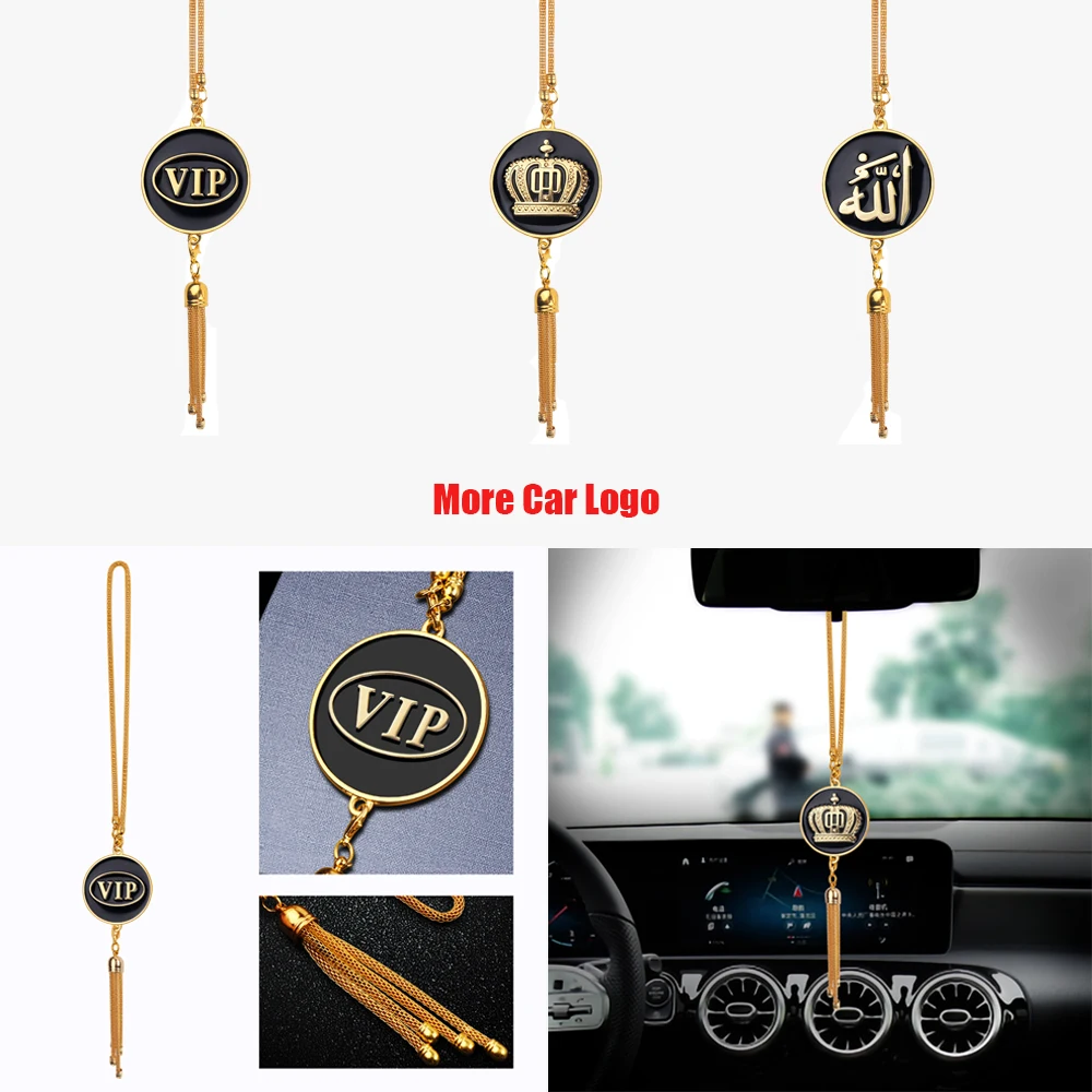 Стайлинг автомобиля 3D металлическое зеркало заднего вида подвесные украшения