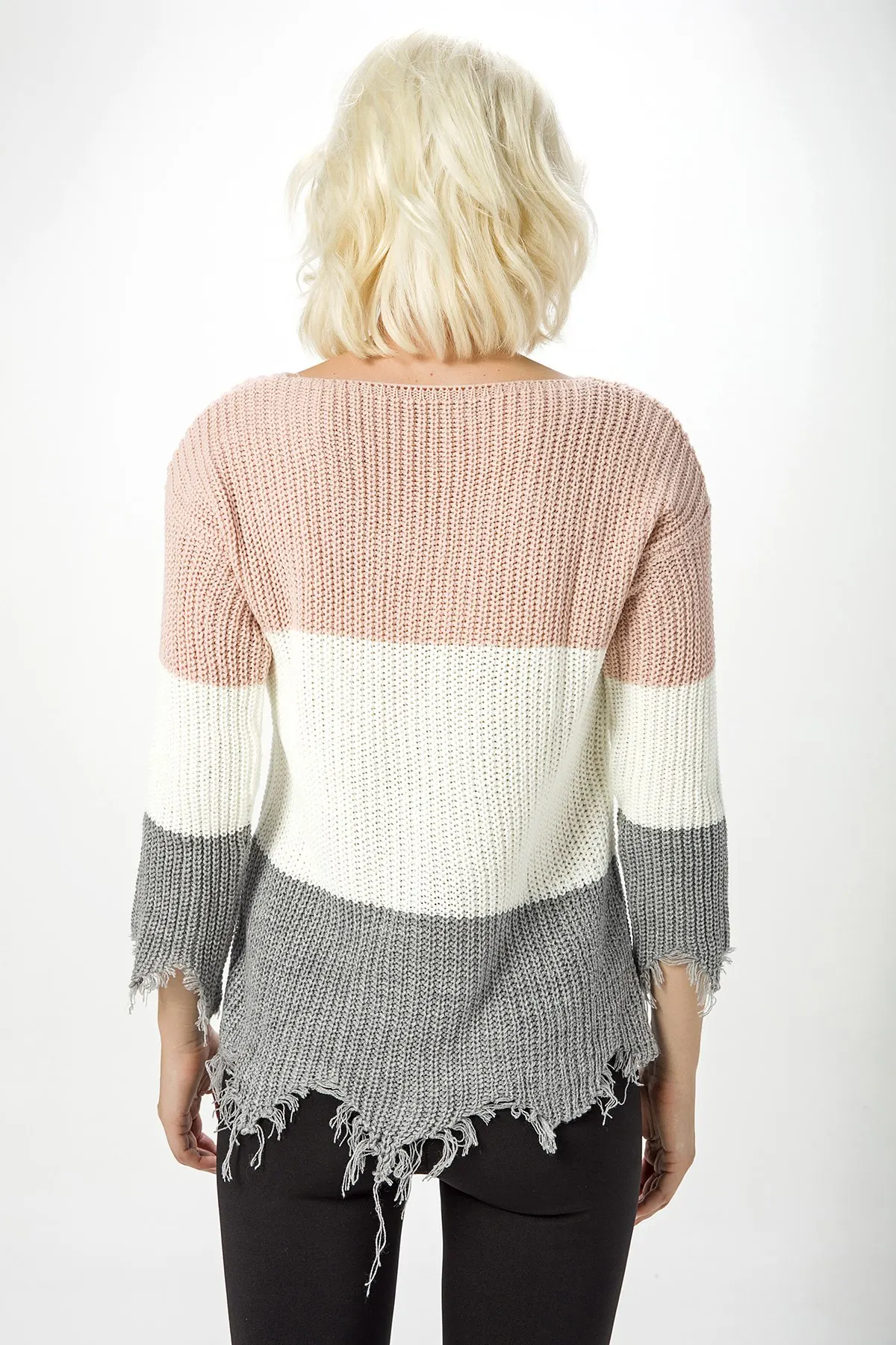 

Women Powder Tassels Female Knitwear Sweater Cotton Protector Durable Convenient Seasonal Knitwear Sweater Doesn 'T Sweat