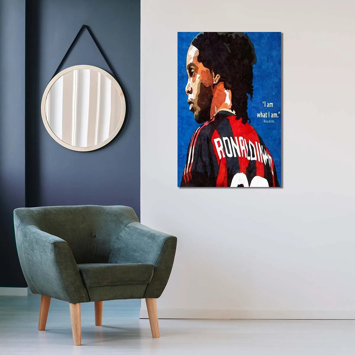 

Popular Football Star Picture Home Decor Nordic Canvas Painting Wall Art Hand Posters and Print for Living Room