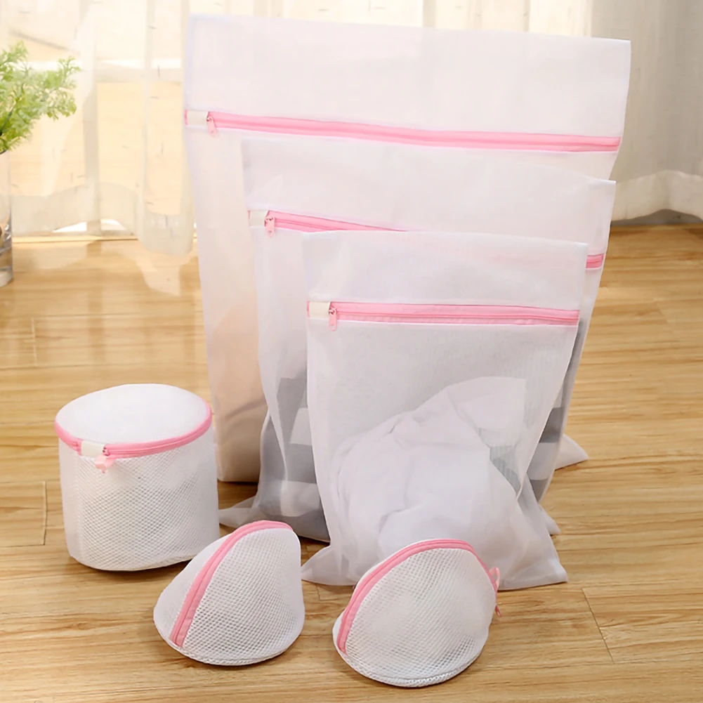

Laundry Bag Set Polyester Mesh Laundry Bag Polyester Washing Net Bag For Underwear Home Thickening Washing Bag Clothes Bra Bags