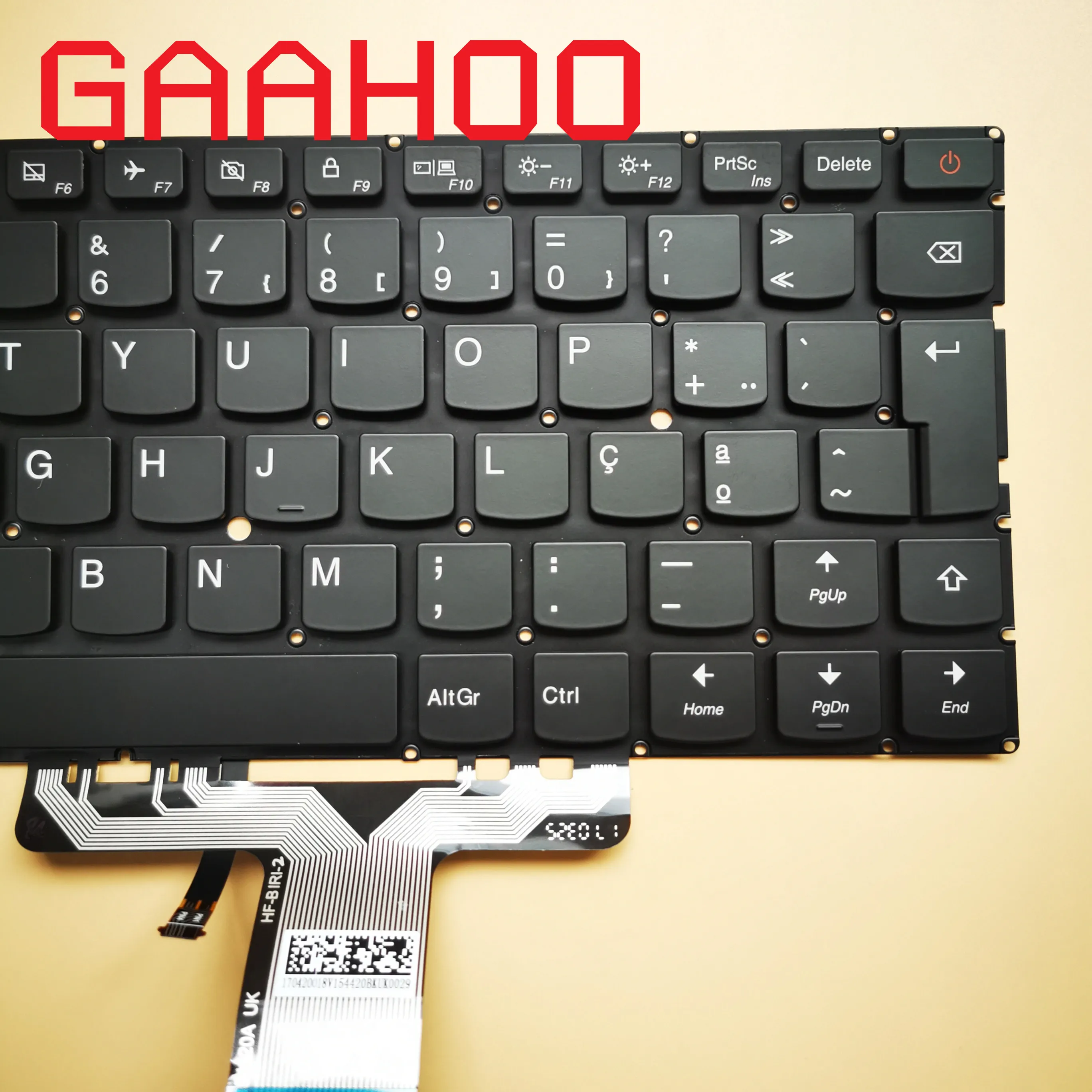 PO португальская Клавиатура для ноутбука Lenovo IdeaPad 710s 13 710S 13IKB 13ISK Air Pro 510s