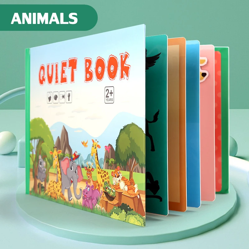

Quiet Book Montessori Materials Baby Busy Books Educational Toys For Children Funny Theme Sticker Learning Toys