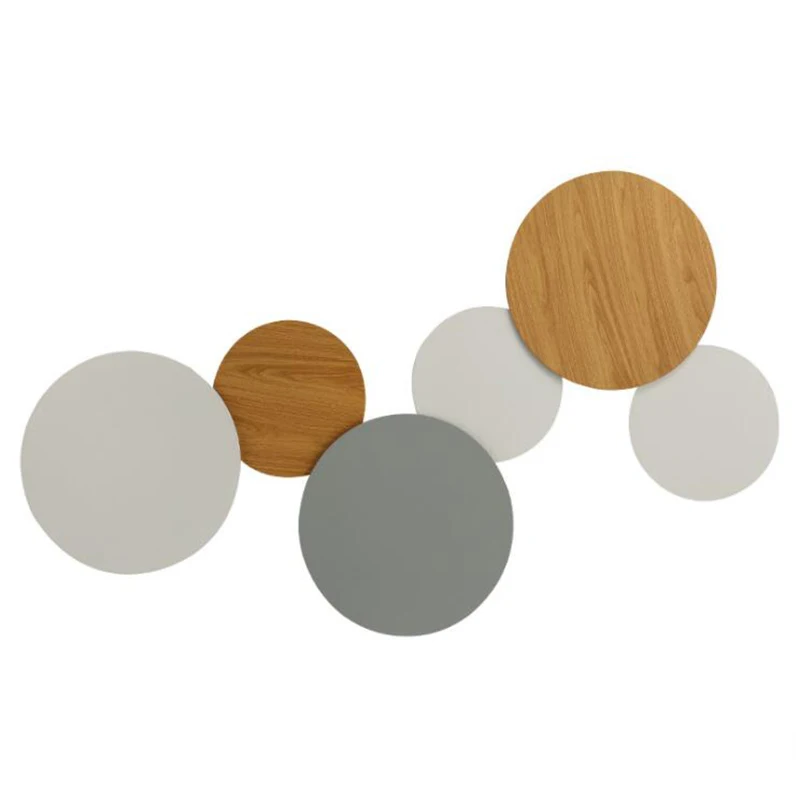 Современный минималистский светодиодный настенный светильник круглые