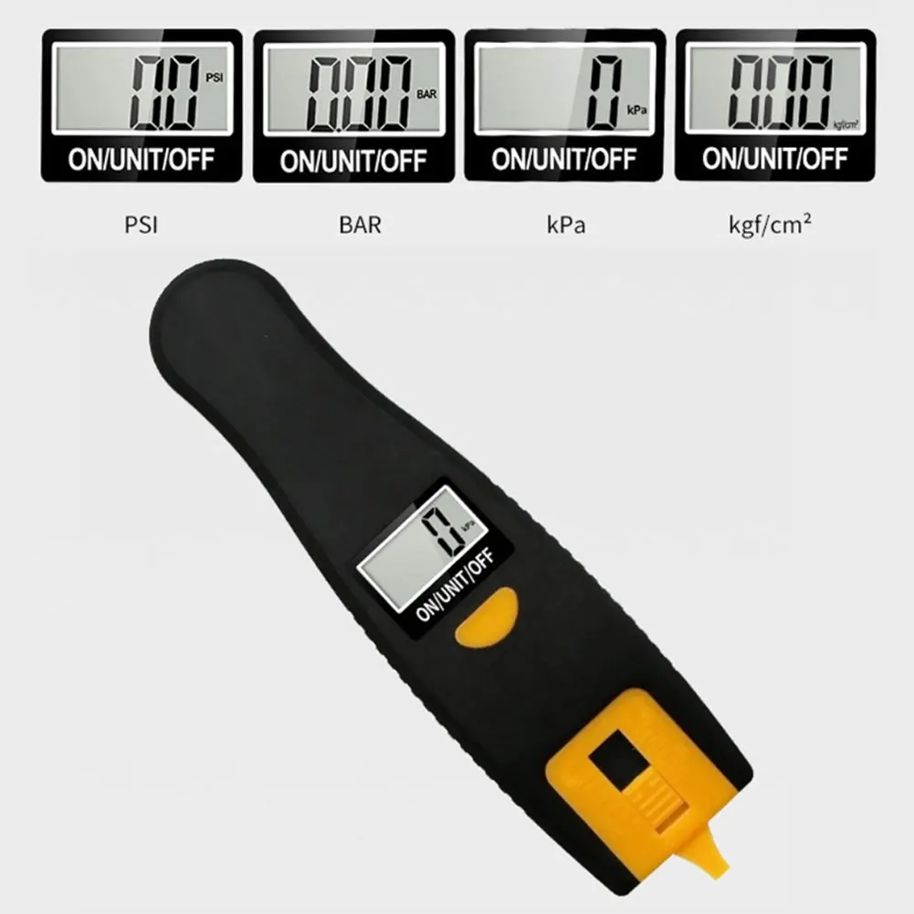 

Multifunction Portable Digital Tyre Pressure Gauge 2-In-1 Car Tread Intelligent Precise Depth Gauge With Backlit LCD Display