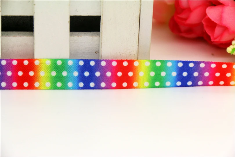 Эластичная Повязка на голову в горошек 5 ярдов | Дом и сад