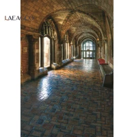 laeacco ancient brick promenade interior photography background seamless customized photographic backdrops for photo studio