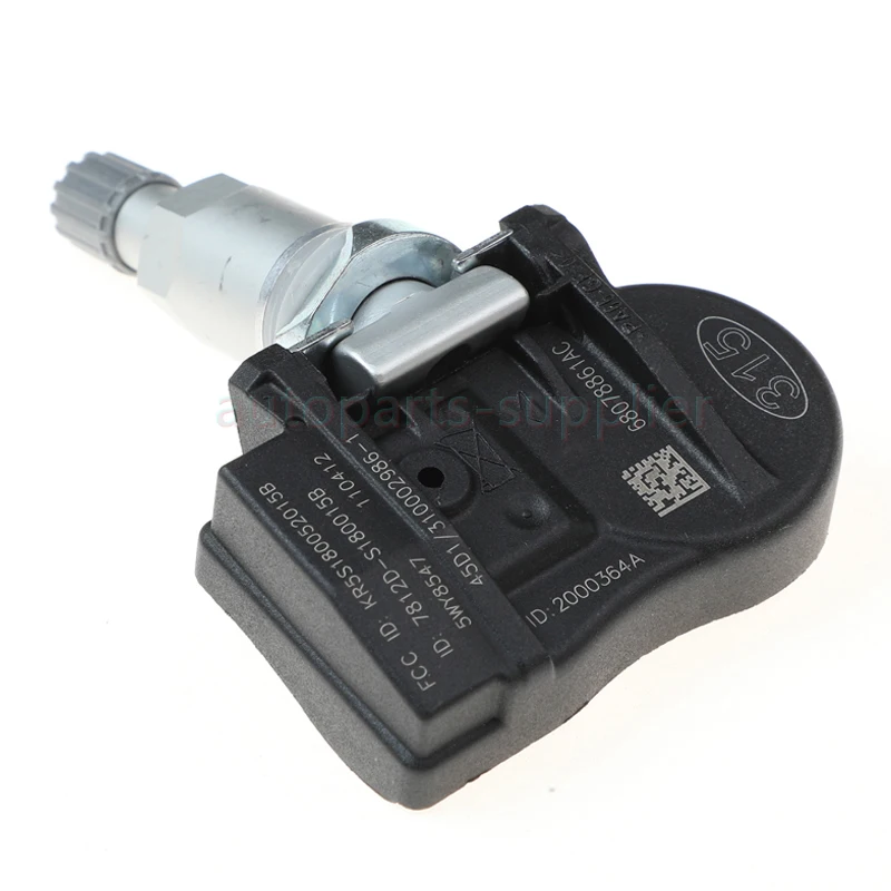 4Pcs 68078861AC TPMS Tire Pressure Sensor 315MHZ For CHRYSLER PACIFICA DODGE AVENGER JEEP COMPASS MITSUBISHI LANCER - купить по