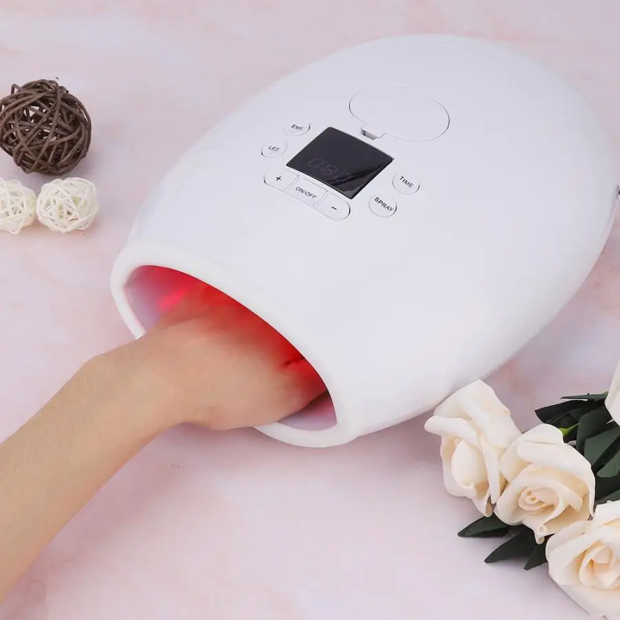 Многофункциональная ручная Массажная машина EMS горячий компресс спрей для рук