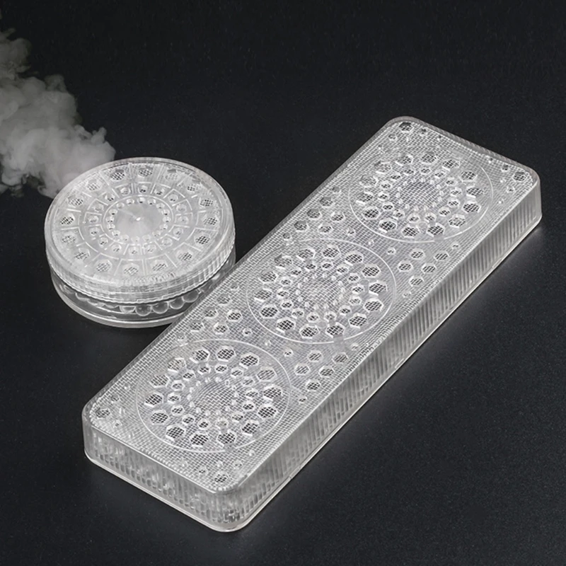 

Cigar Humidifier Humidor Box Round Rectangle Plastic Case for Home Office Smoking Use Humidification Accessories