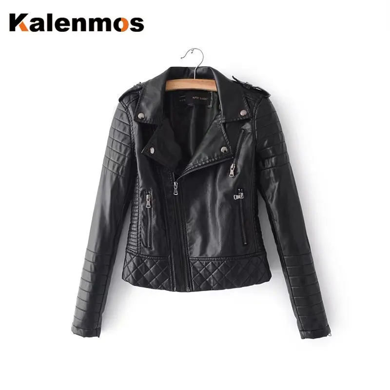 Куртка женская мотоциклетная в стиле панк из искусственной замши | Женская