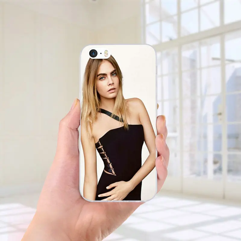 Soft TPU Mobile Phone Accessories for iPhone 8 7 6 6S Plus 10 X XR XS Max 5 5S SE 5C 4 4S Bags Kendall Jenner Cara Delevingne | Мобильные