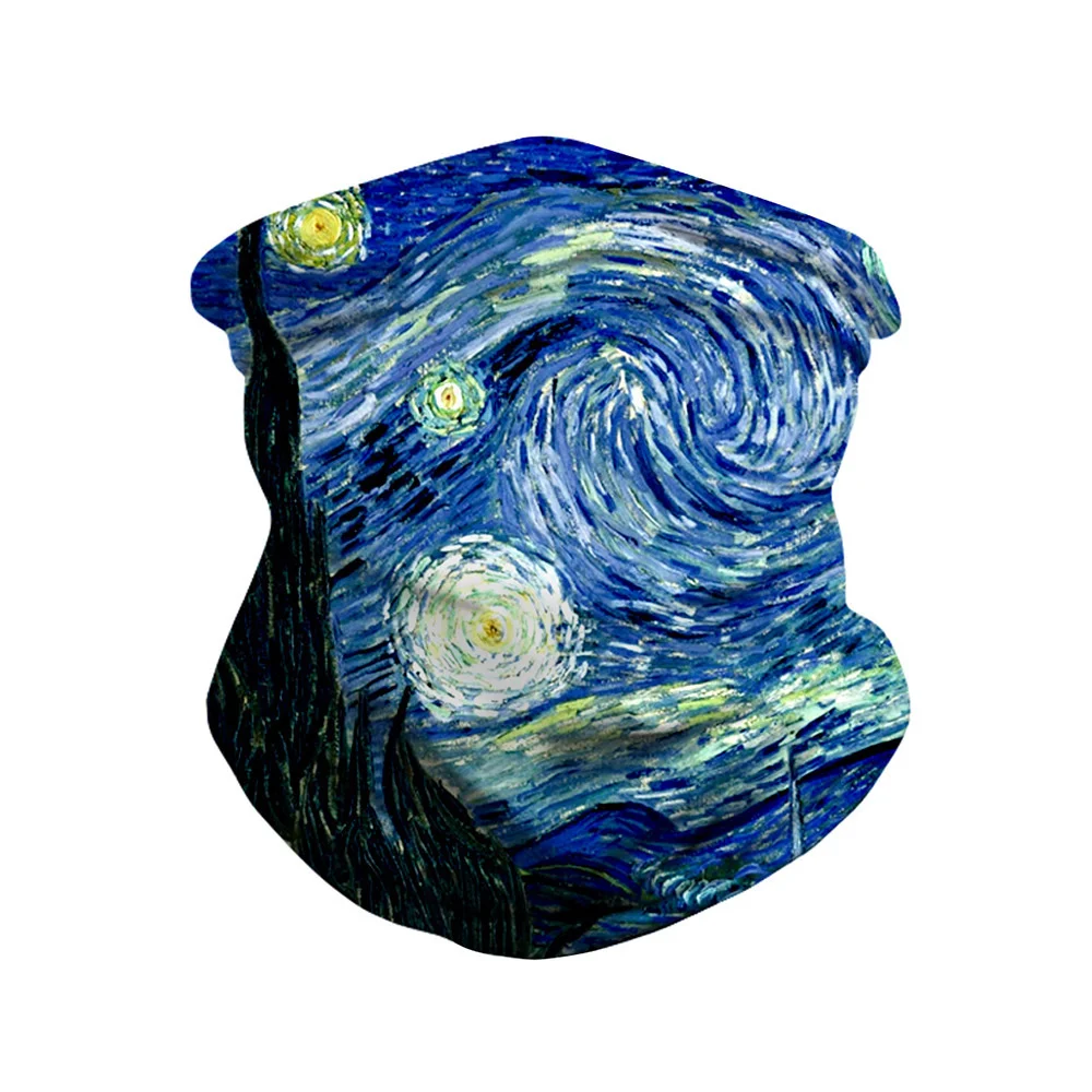 

Starry Sky Digital Printing Bandana Outdoor Magic Headscarf Windproof Sun Face Multifunctional Holiday Mask Scarf