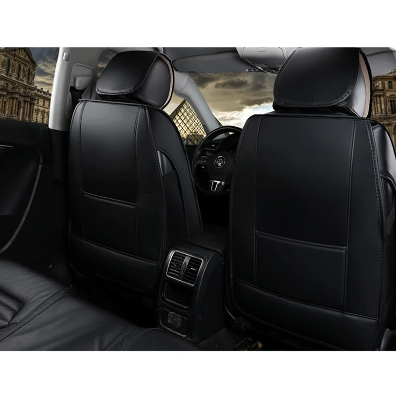 Универсальный кожаный чехол для автомобильного сиденья toyota land cruiser 80 100 prado 120 150