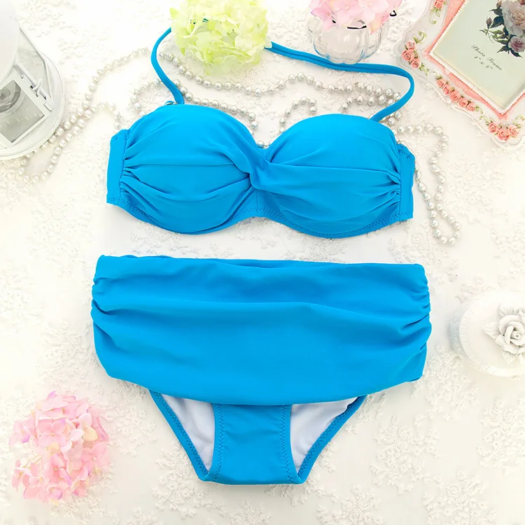 

Small Holiday Factory Direct Selling Europe America Underwire Chest Pad Bikini Bathing Suit Memory Foam Pad-Thick /30