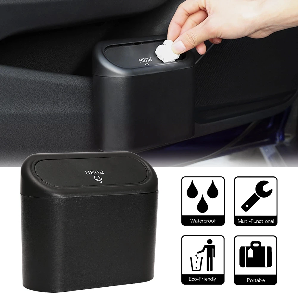 

Портативная подвесная Автомобильная корзина для мусора, мини-корзина для мусора автомобиля, органайзер для мусора, контейнер для хранения пыли из АБС-пластика, аксессуары для интерьера