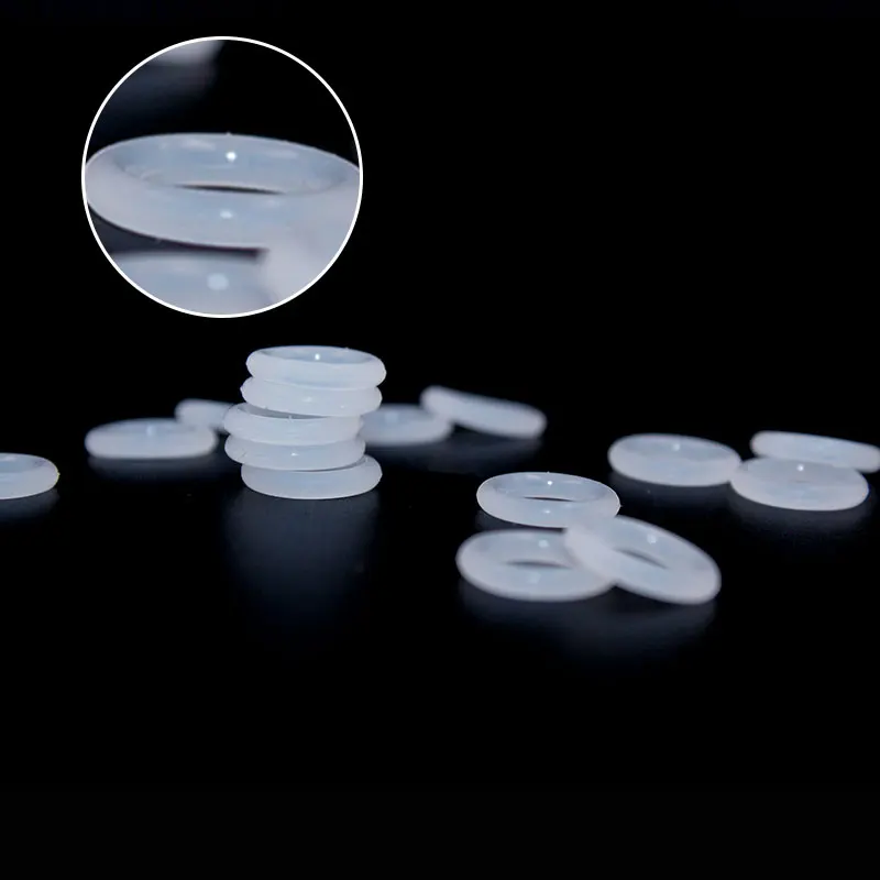 Белое Силиконовое кольцо 10 шт./лот силиконовое/VMQ уплотнительное толщина 4 мм