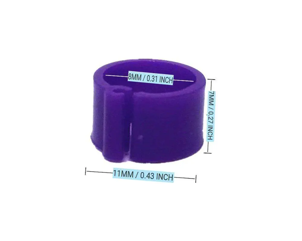 Кольца Птицы красочные повязки на ногу для голубей попугаев Канарских люков