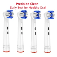 eb 20p replacement toothbrush heads for oral b daily cleaning toothbrush brush heads for oralb 7000pro 10009600 50030008000
