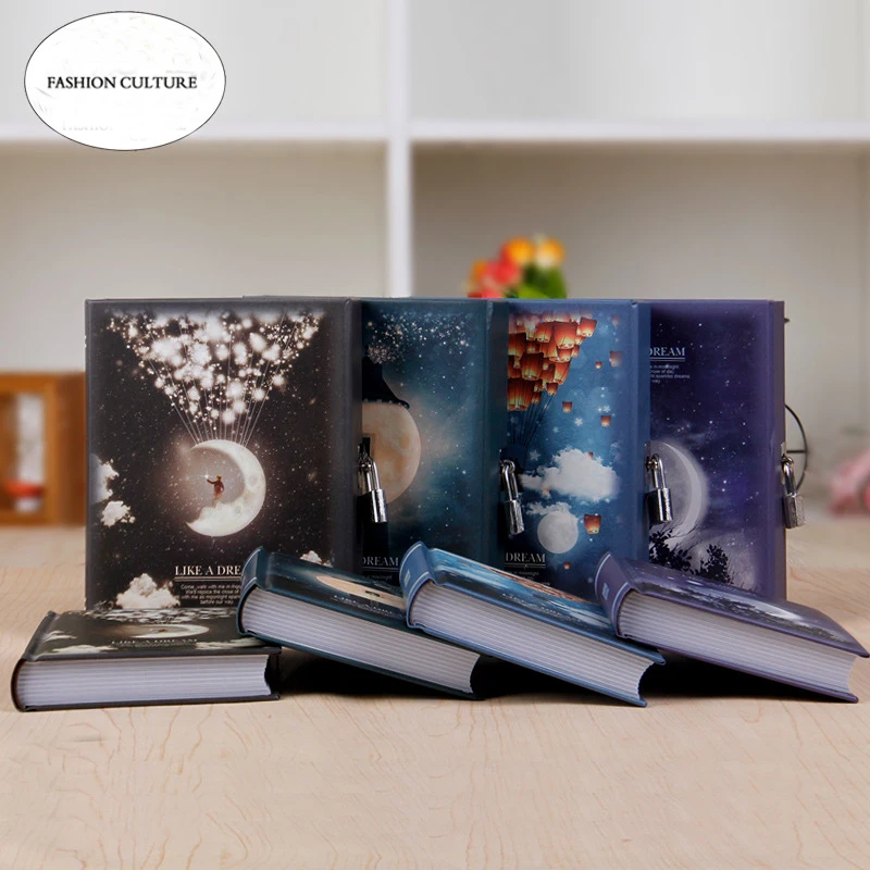 Необычные Цветные страницы с блокировкой блокнот Как мечта дневник милыми