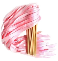 colorful magic ribbon wands fairy sticks twirling streamers lawn wedding birthday party christmas decoration 2022