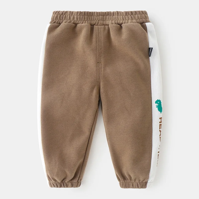 Осенние штаны для маленьких мальчиков хлопковые Повседневные детские длинные
