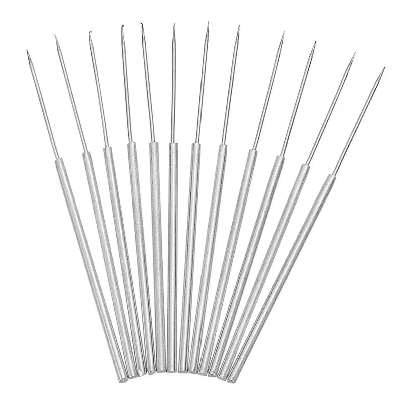 

12pcs Durable Insect Anatomical Needle Anatomic Needle Biological Teaching AIDs