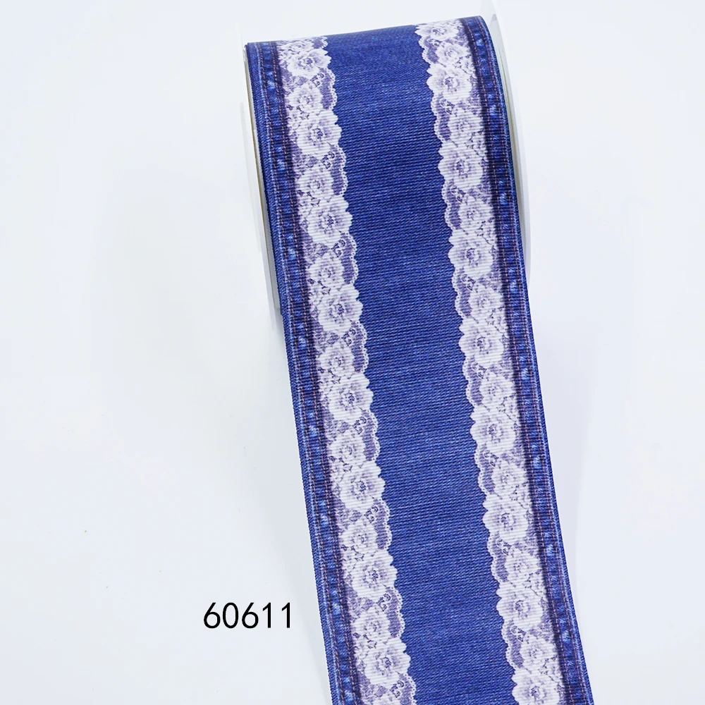 Free shipping 50 yard 3 inch liston grosgrain 75mm printed ribbon cinta decorativa navidad | Дом и сад