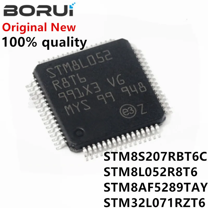 1 шт., новый оригинальный чип STM8S207RBT6C LQFP-64 STM8L052R8T6 STM8AF5289TAY STM32L071RZT6 STM8S STM8L STM32L LQFP IC