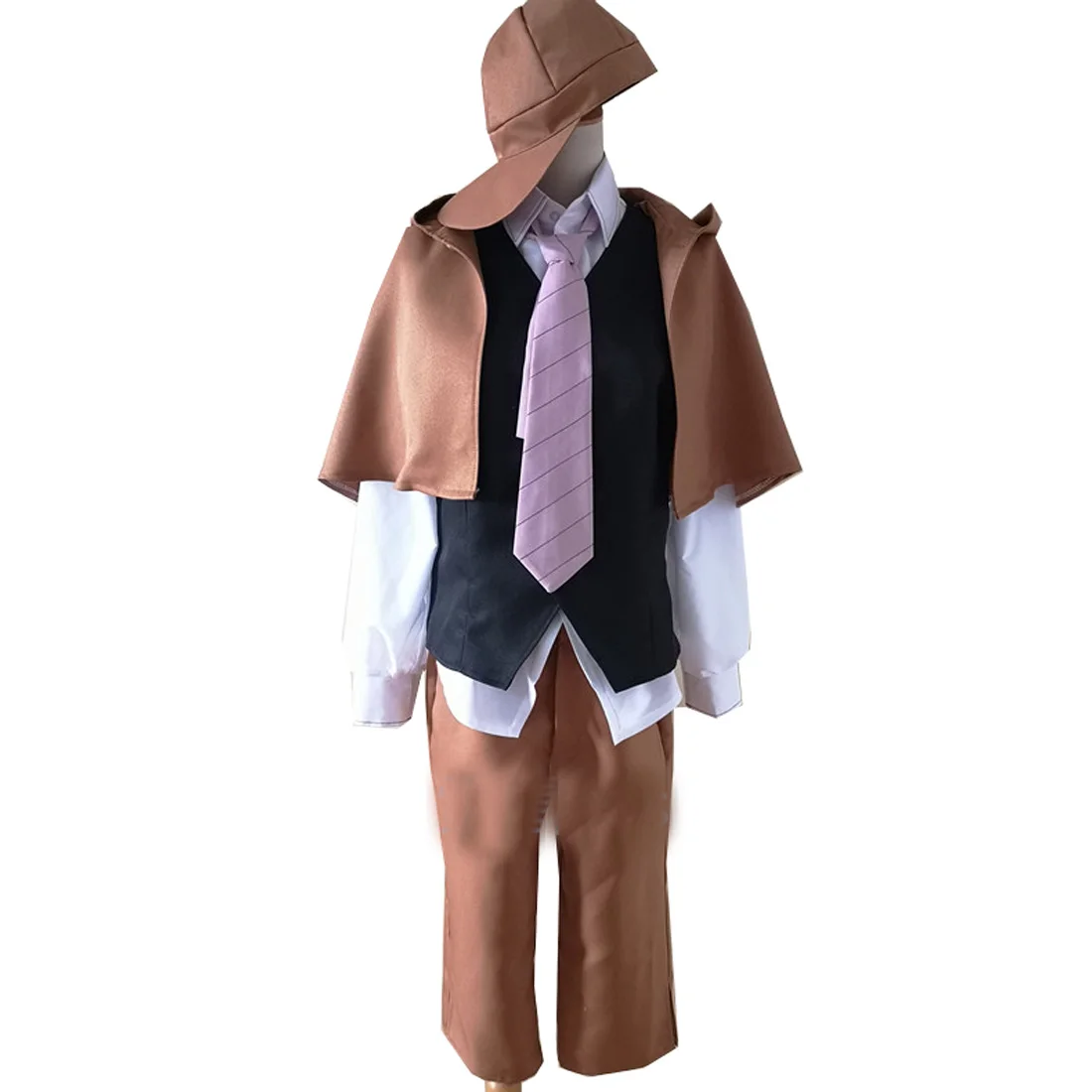 

2021 Anime Bungo Stray Dogs Cosplay Costumes Ranpo Edogawa Cosplay Costume Detective Uniforms Halloween Party Game Bungou Stray