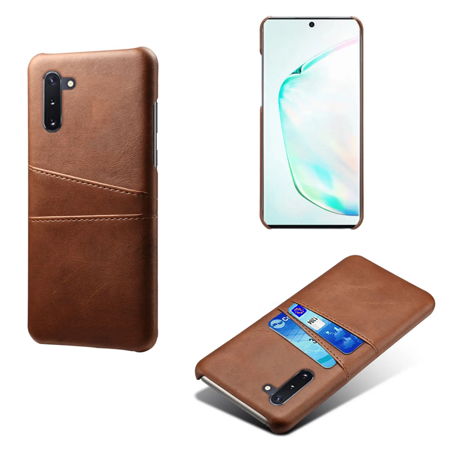 

for samsung note 10 plus mobile phone case mobile phone holster dual card protective holster