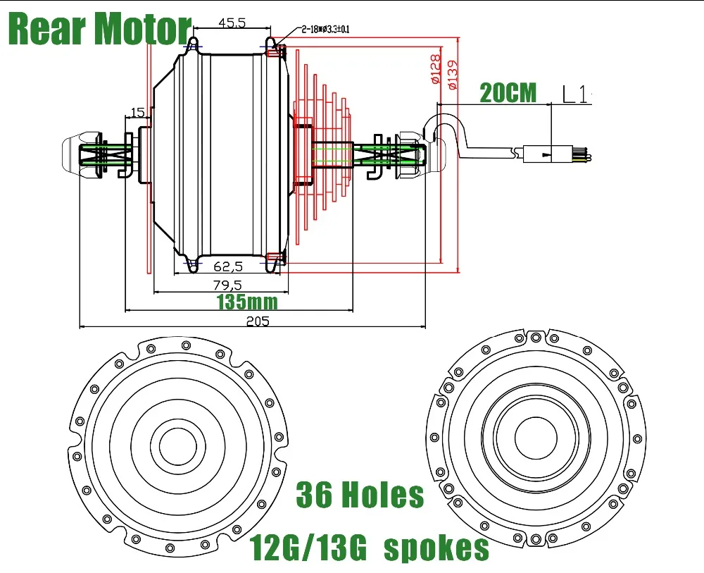 Greenpedel 36v 250w ebike front in wheel torque sensor hub electric bike bicycle motor | Автомобили и мотоциклы