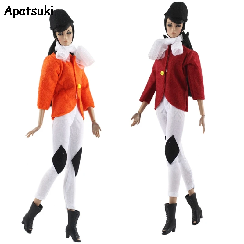 Модная кукольная одежда для кукол Барби костюмы косплея костюм верховой езды