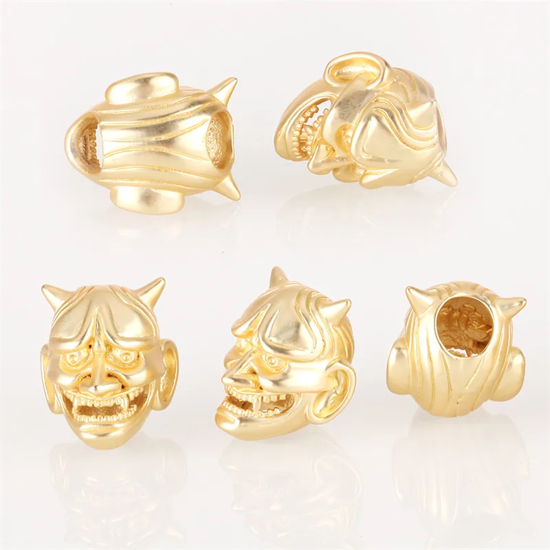 Для изготовления Паракорд зажим в форме шарика с золотым покрытием