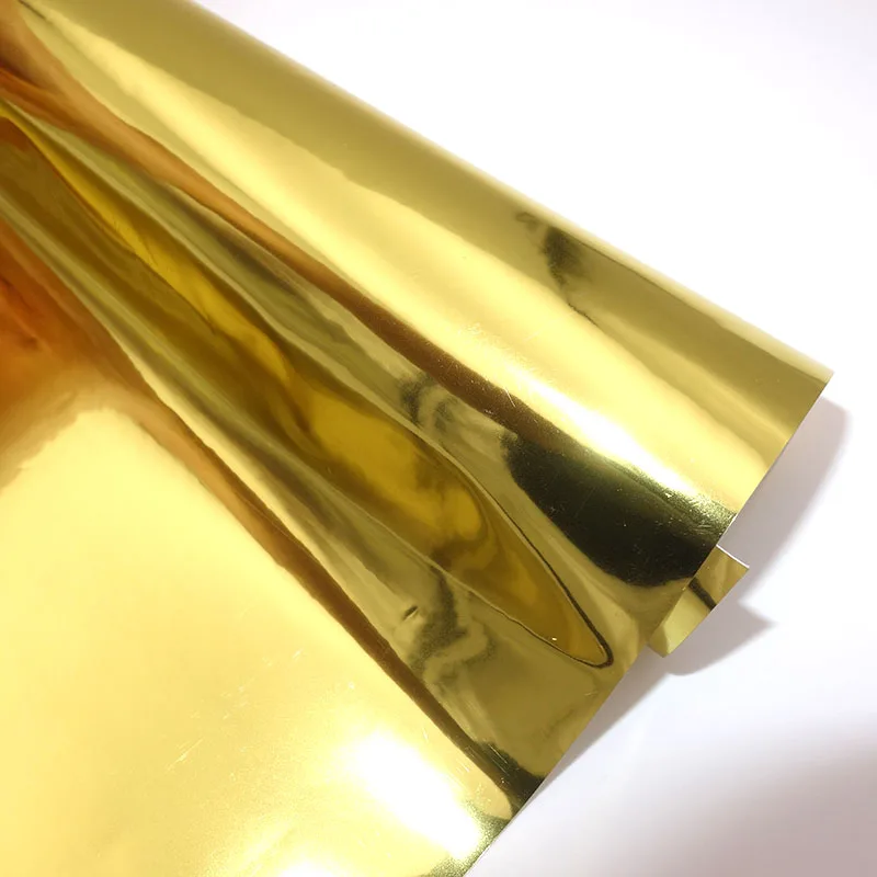 Золотистая/Серебристая самоклеящаяся виниловая пленка 30*25/100 см в рулоне