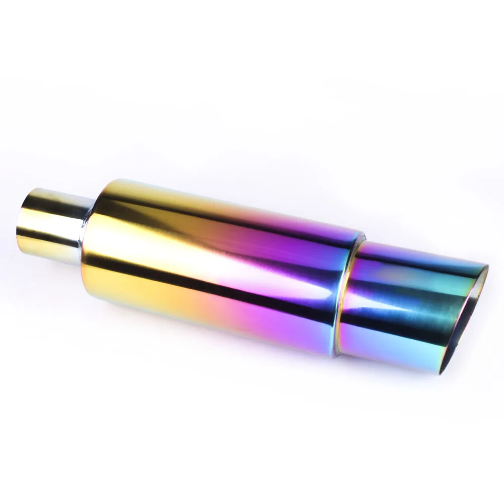 RASTP Hi Мощность Универсальный 304 Нержавеющая сталь золото выхлопной трубы