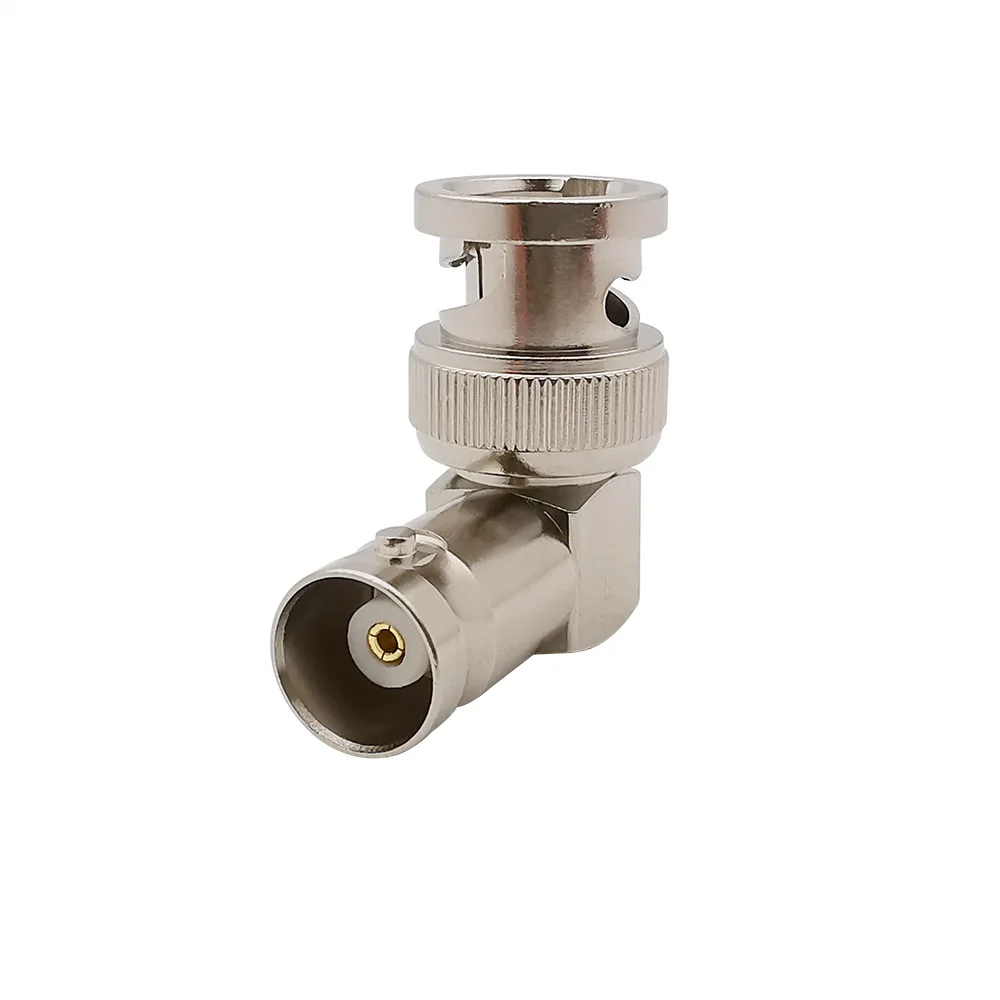 1 шт. радиочастотный коаксиальный L-образный Кабельный разъем BNC штекер под прямым