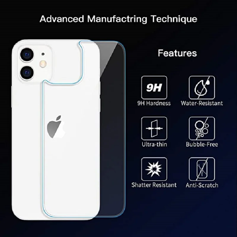 Закаленное стекло 2.5D для iPhone 12 Mini 11 Pro Max X XS XR 6 6s 7 8 Plus SE 2020 10 шт.|Защитные стёкла и