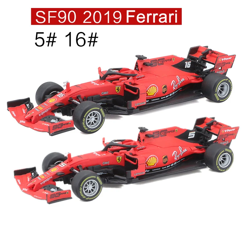 BBURAGO 1:43 моделирование металла модель автомобиля игрушка для 2019 Ferrari F1 SF90 Модель