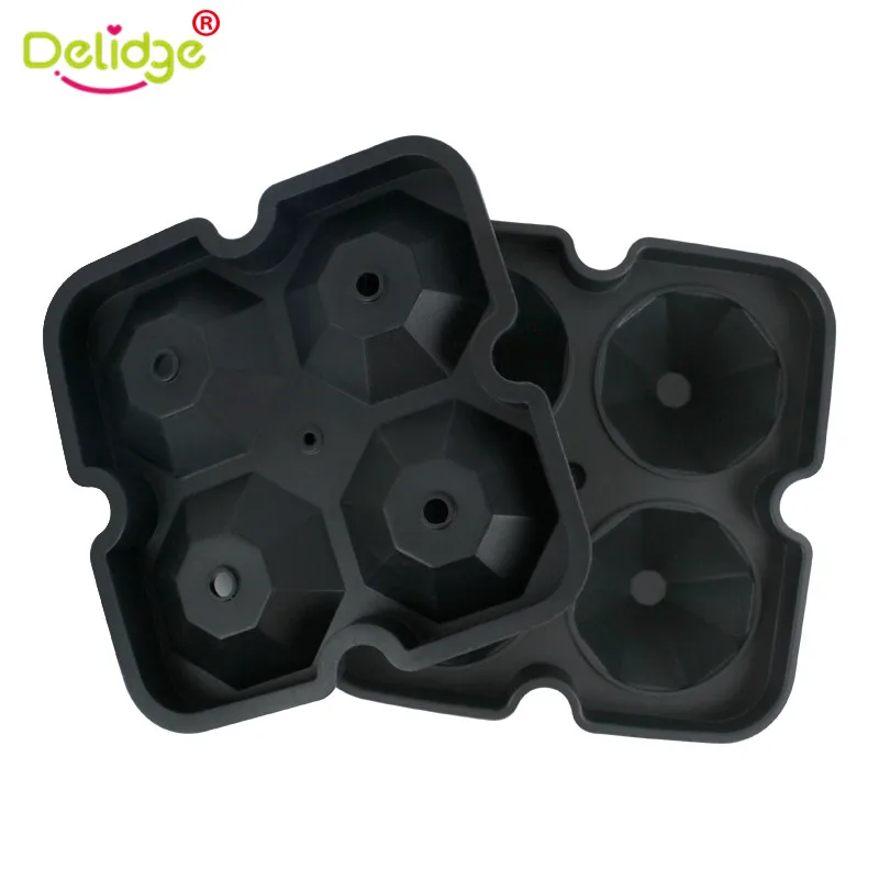 Алмазные 3D многоразовые подносы для льда в ресторане и на кухне сделайте