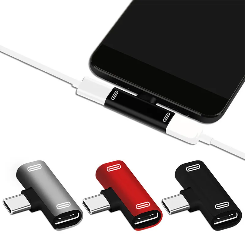 Роскошный телефонный чехол 2 в 1 с двумя разъемами для зарядки Aux Huawei P20 P30 P40 Pro Mate 20