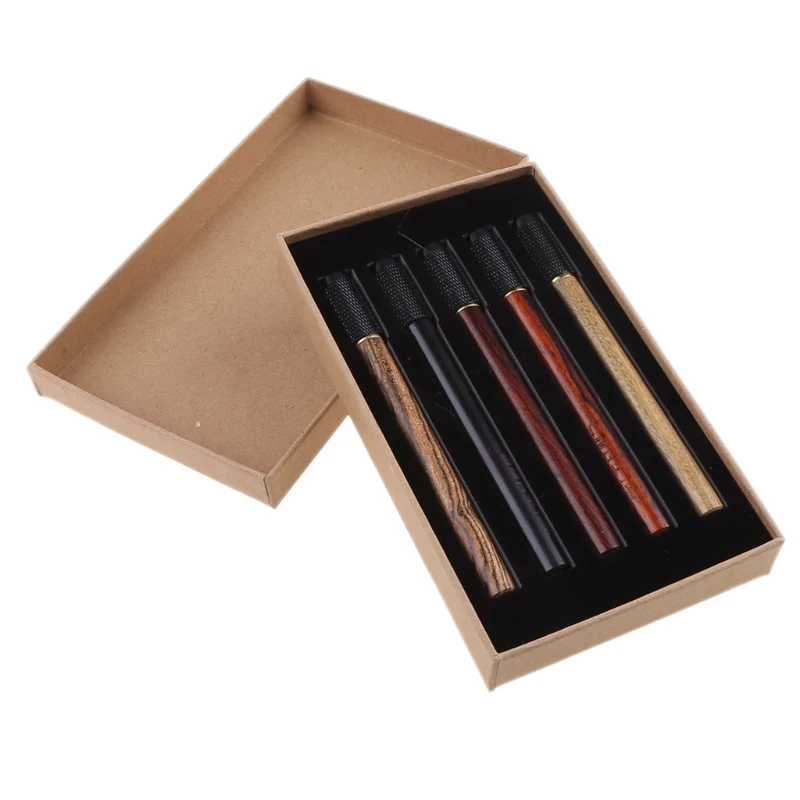 

1/3/5pcs Wooden Pen Extender Holder Sketching Drawing Pencil Lengthener School