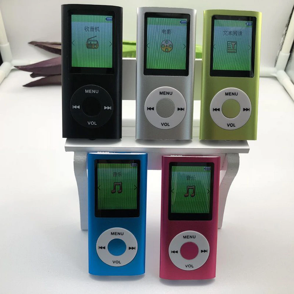 1 шт. цветной MP3 музыкальный плеер HIFI цифровой ЖК экран голосовая запись fm радио