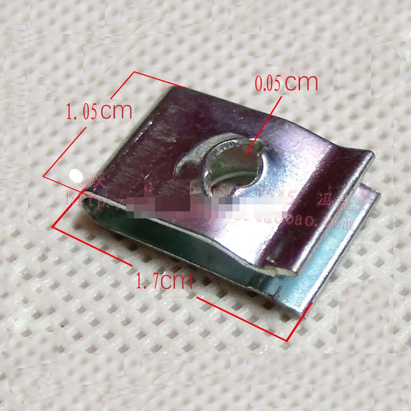 

20Pcs Car Universal Speed Fasteners U Nuts Self Tapping Screw Spire Clip 5mm Hole Interior Door Trim Panels Clips Metal Rivets