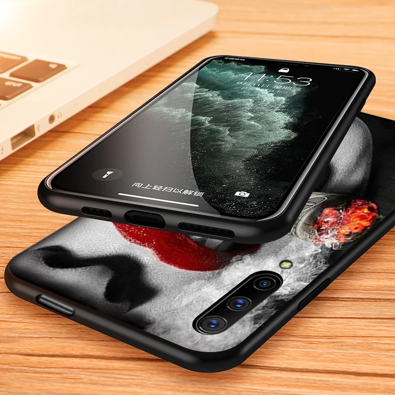 Black Soft TPU Cover Beauty Red Lips for Honor 9X 9 Lite 8S 8C 8X 8A 8 2019 2020 7A 7S 7C Pro Phone Case