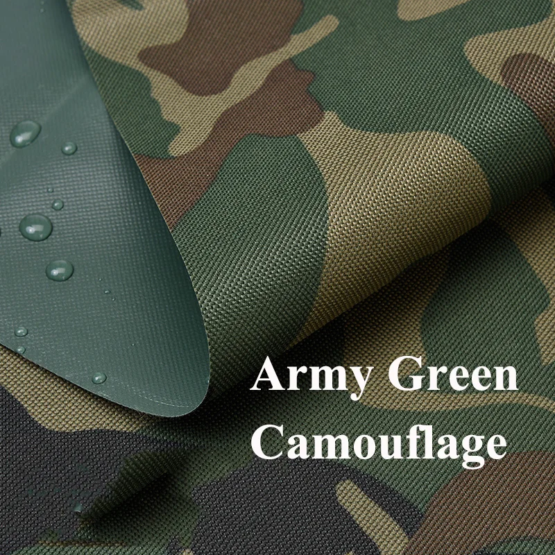 army green Meetee 50/100x150 см утолщенный 600d ткань Оксфорд водонепроницаемый непромокаемый камуфляж холст для палатки плащ открытый рюкзак - Цвет: army green