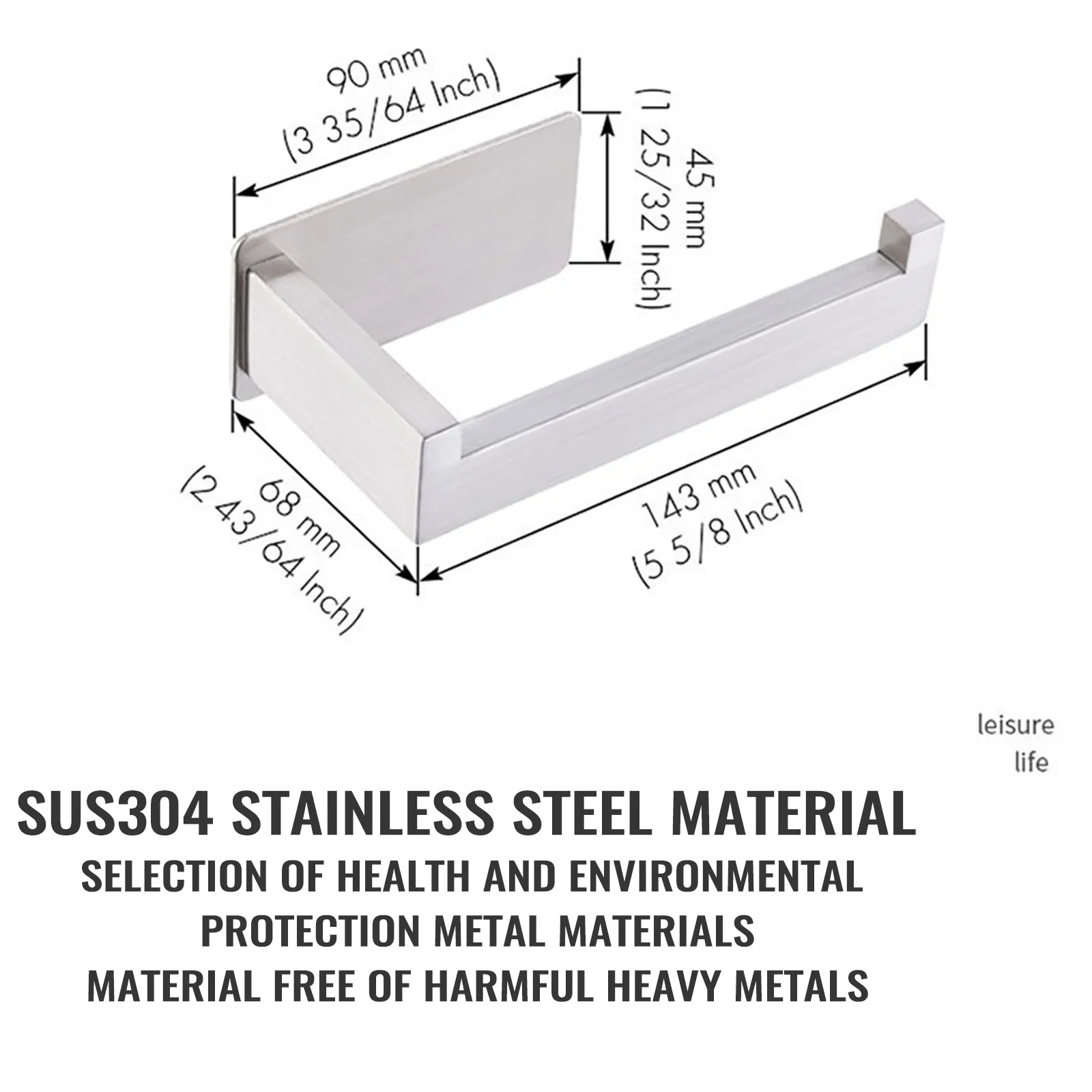 Вешалка для полотенец и туалетной бумаги из нержавеющей стали 304|Держатели